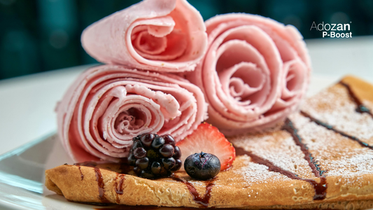 Înghețată de mure extra proteic