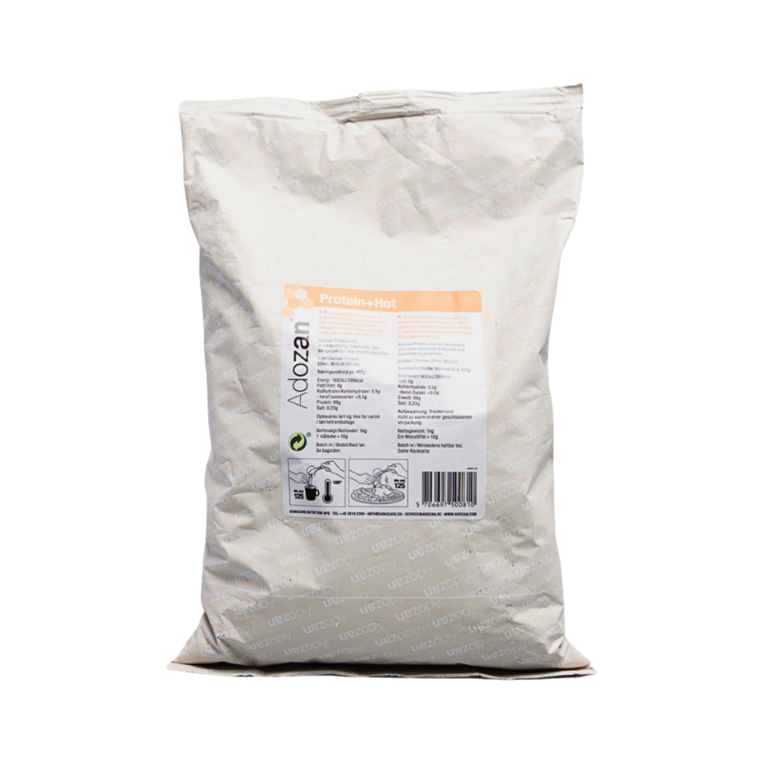 Pudră Proteică Termostabilă Adozan Protein+Hot Fără Aromă (99% Proteină) - Pungă 1 kg