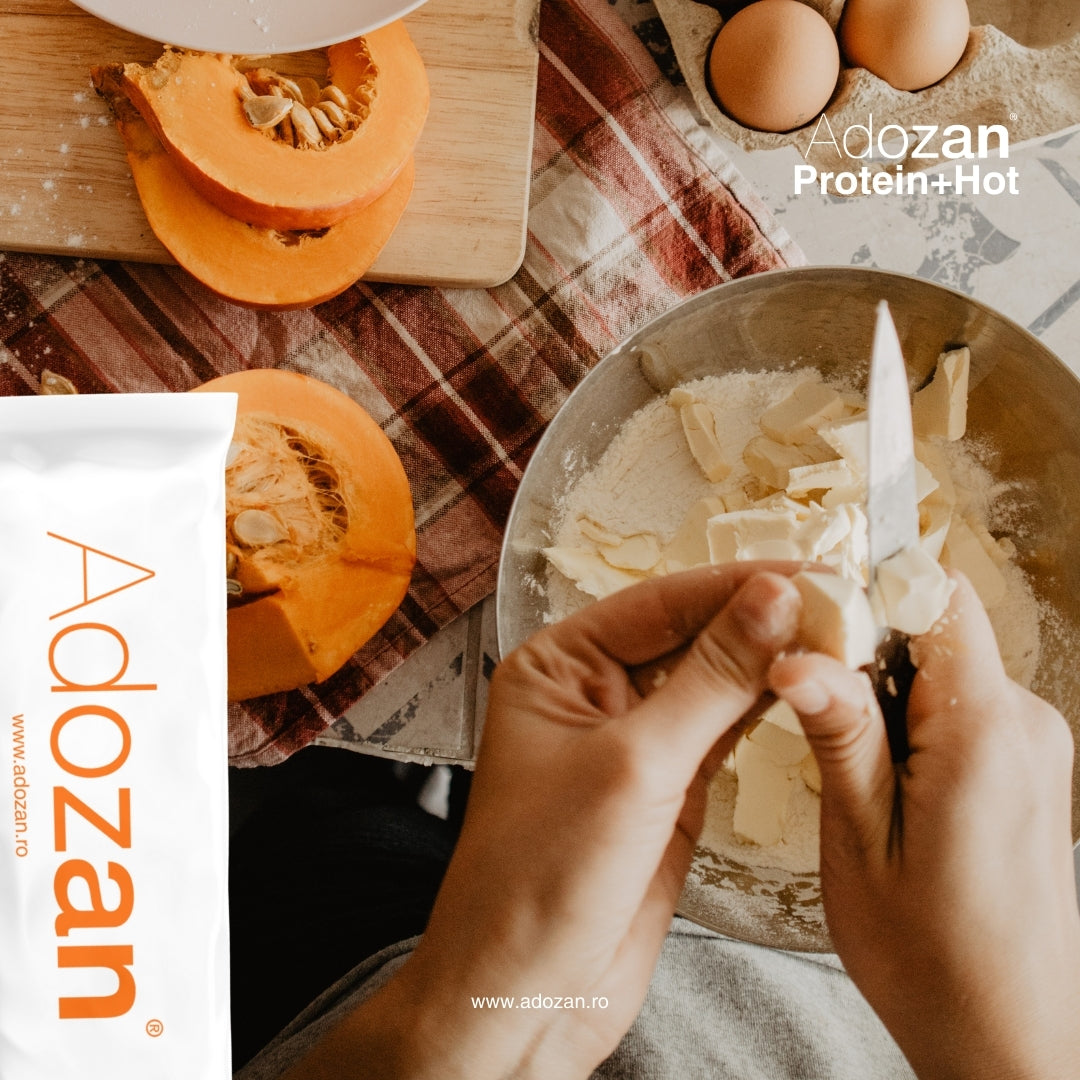 Pudră Proteică Termostabilă Adozan Protein+Hot Fără Aromă (99% Proteină) - 3 kg