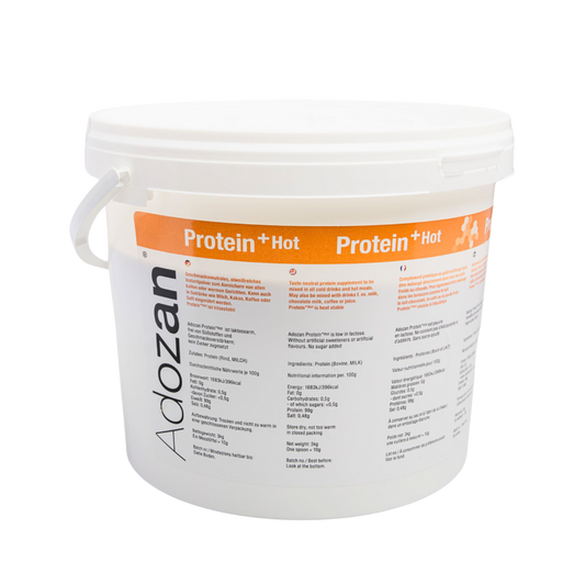 Pudră Proteică Termostabilă Adozan Protein+Hot Fără Aromă (99% Proteină) - 3 kg