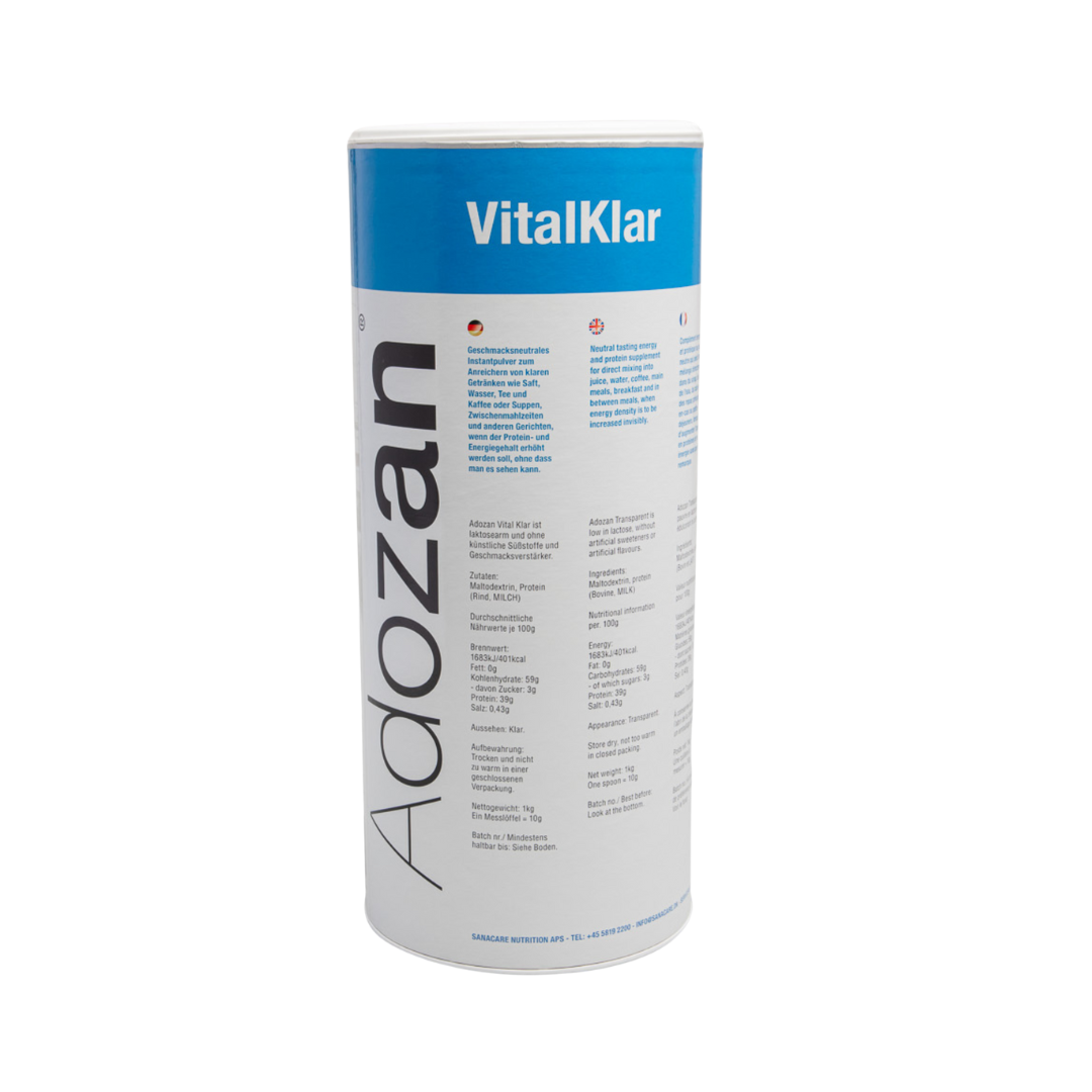 Pudră Nutritivă Completă Adozan Vital Klar (Transparent) - 1 kg