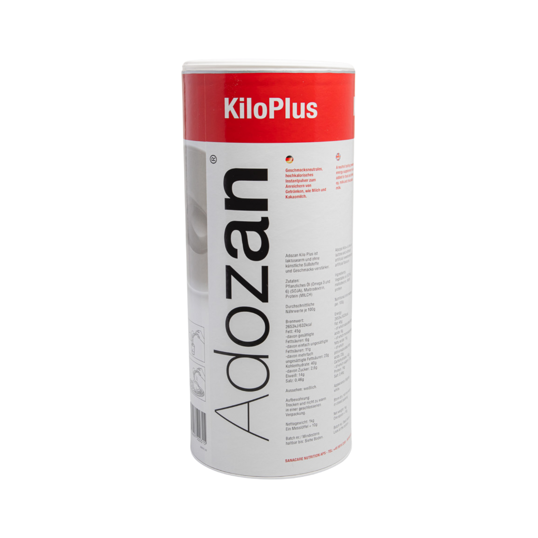 Pudră Hipercalorică Adozan Kilo+ Fără Aromă (Energie &amp; Proteine) - 1 kg
