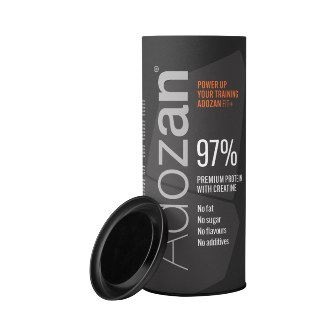 Pudră Proteică Adozan Fit+ Fără Aromă cu Creatină (97% Proteină) - 1 kg