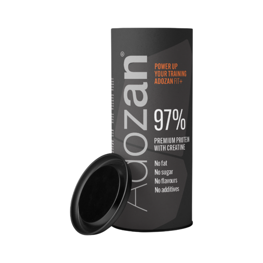 Pudră Proteică Adozan Fit+ Fără Aromă cu Creatină (97% Proteină) - 1 kg