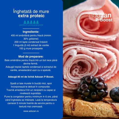 Proteină Lichidă Termostabilă P-Boost Fără Aromă - Flacon 50ml