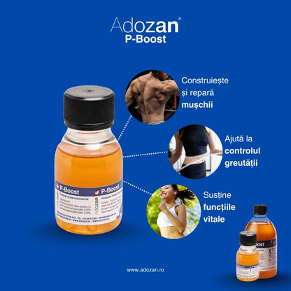Proteină Lichidă Termostabilă P-Boost Fără Aromă - Flacon 50ml