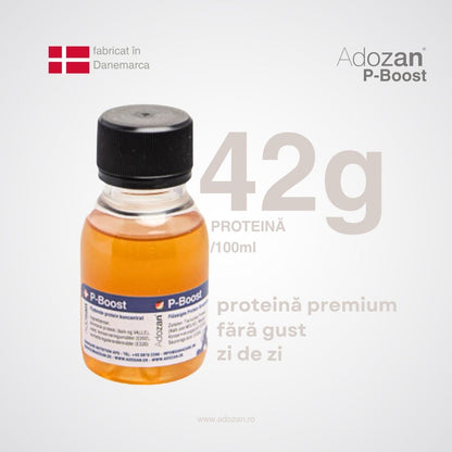 Proteină Lichidă Termostabilă P-Boost Fără Aromă - Flacon 60/500ml
