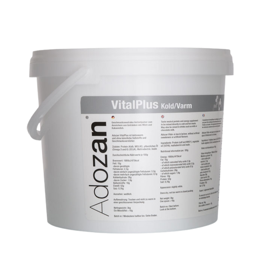 Pudră Nutritivă Completă Adozan Vital+ cu Fibre și Proteine ​​(Gust Neutru) - 3 kg