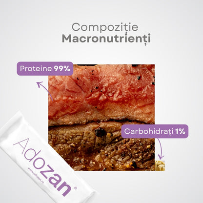 Pudră Proteică Adozan Protein+ Fără Aromă (99% Proteină Pură) - 3 kg