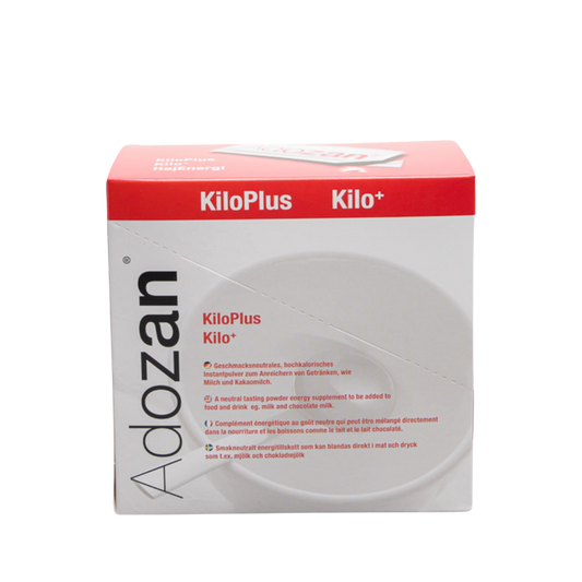 Pudră Hipercalorică Adozan Kilo+ Fără Aromă (Energie & Proteine) - Cutie 20 Plicuri