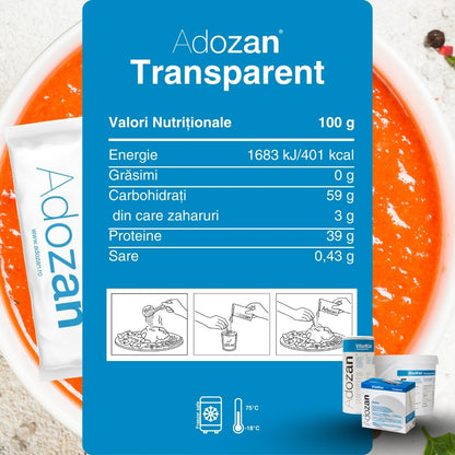 Pudră Nutritivă Completă Adozan Vital Klar (Transparent) - 3 kg