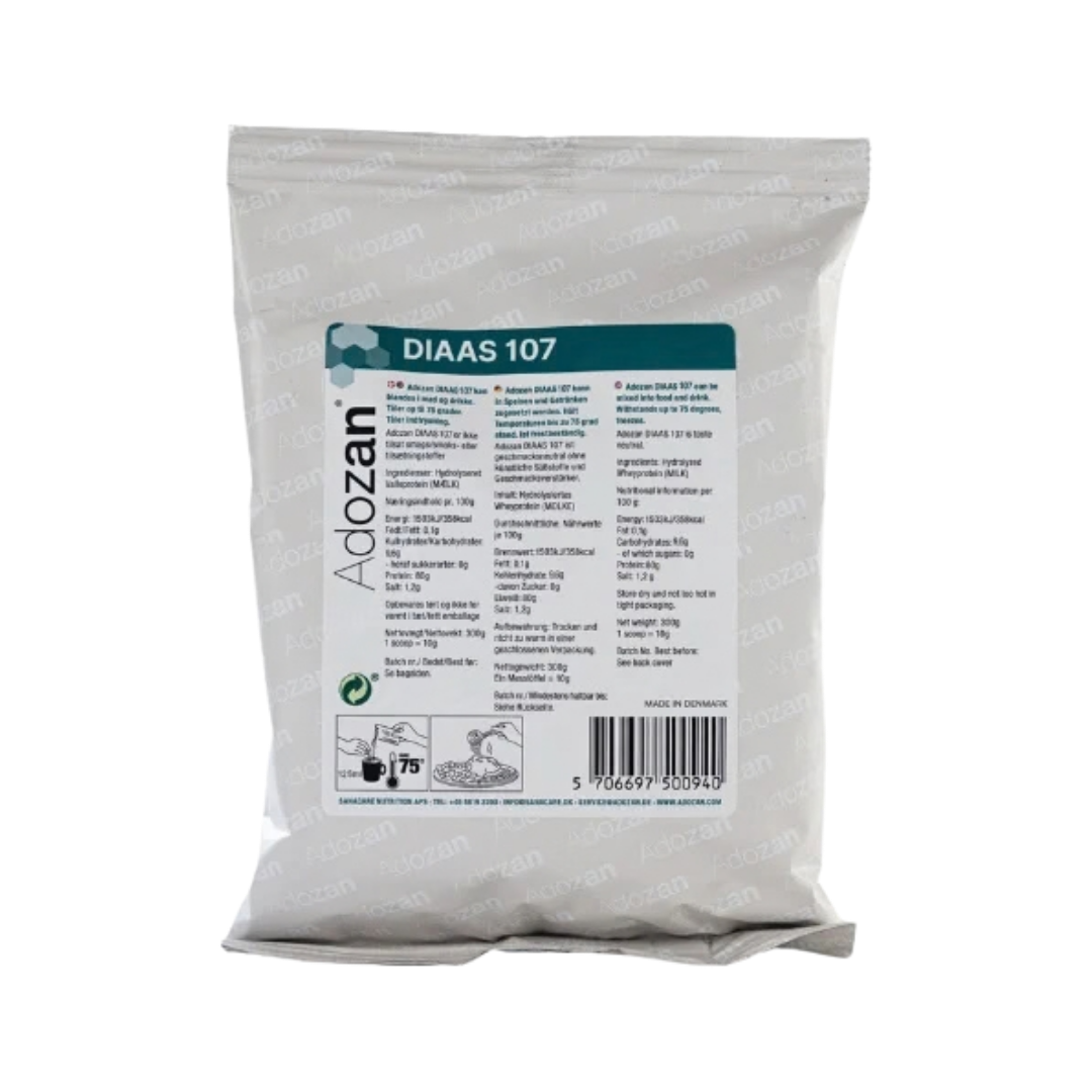 Pudră Proteică Adozan DIASS 107 Fără Aromă (Scor DIAAS 107 - Testat) - Pungă 300 g