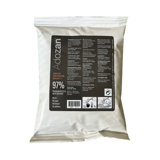 Pudră Proteică Adozan Fit+ Fără Aromă cu Creatină (97% Proteină) - 300 g