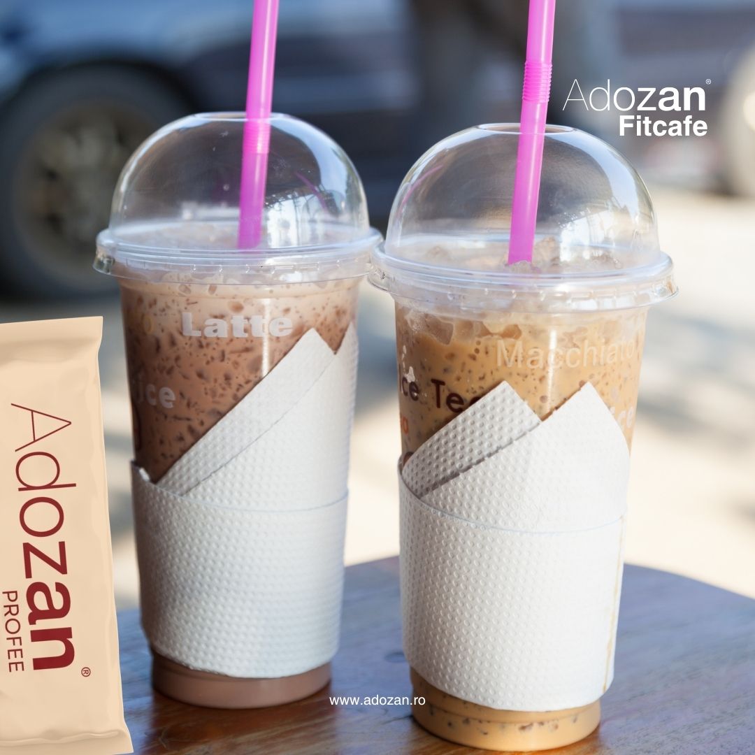 Cafea Instant Proteică Adozan Fitcafe (7 g Proteină/Plic)— Plic 10 g