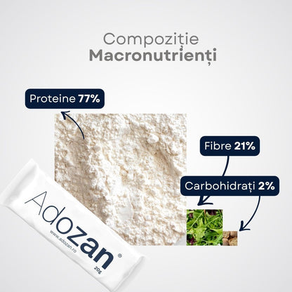 Nutriadd – Complex de Proteină + 12 Vitamine, 9 Minerale Esențiale (Gust Neutru) și Fibre - Plic 20 g