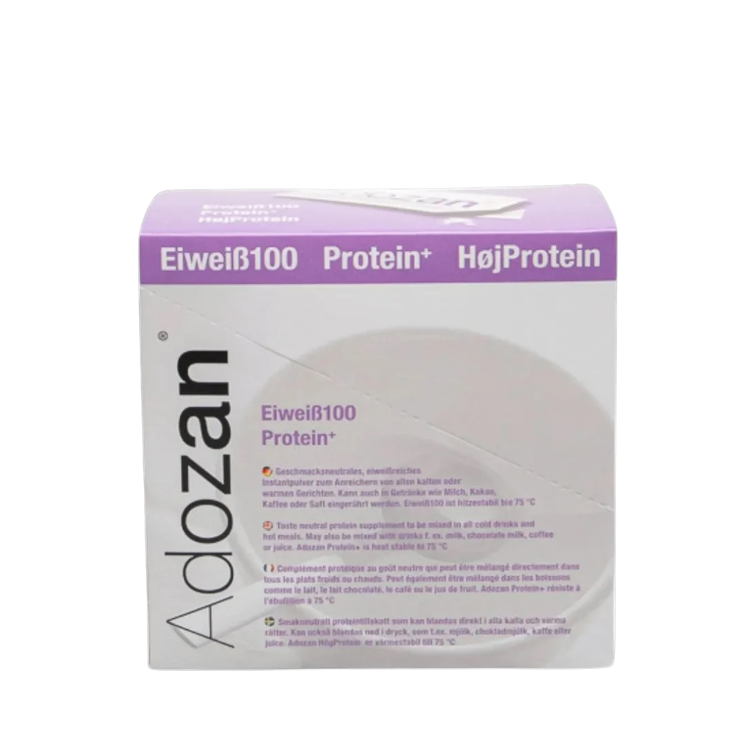 Pudră Proteică Adozan Protein+ Fără Aromă (99% Proteină Pură) - Cutie 20 Plicuri