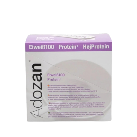 Pudră Proteică Adozan Protein+ Fără Aromă (99% Proteină Pură) - Cutie 20 Plicuri