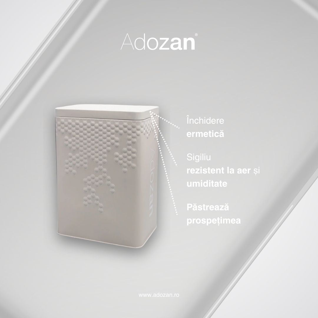 Cutie Depozitare Adozan - Design Elegant, Metalică (Bej)